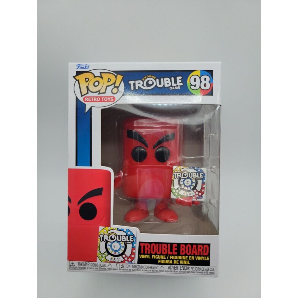 Funko Pop Retro Toys Trouble Game TROUBLE BOARD 98 Vinyl Figure Collectible NEW